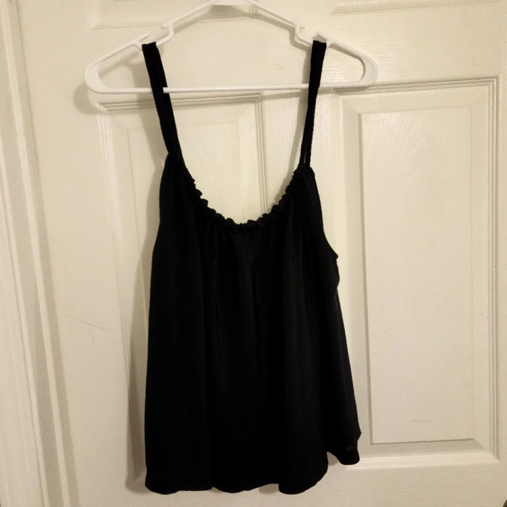 Bishop + Young Tie Back Tank Style Blouse, Sz S, NWT